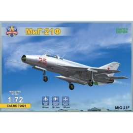 Mikoyan MiG-21F (Izdeliye 72) Soviet supersonic fighter Model kit