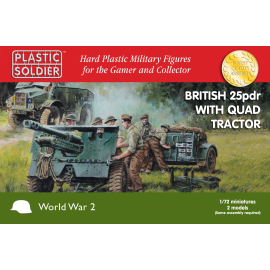 British 25pdr with Morris Quad Tractor Model kit
