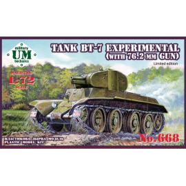 BT-7 experimental with 76,2 mm gun (limited edition) Model kit