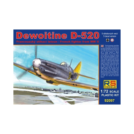 RS MODELS 92097 DEWOITINE D-520 LUFTWAFFE 1/72 Model kit