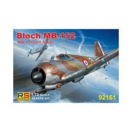 Marcel-Bloch MB.152 Battle of France 1940. 4 decal variants for France Airplane model kit