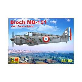 Marcel-Bloch MB.151 Vichy. 4 decal variants for France, Greece, Germany Airplane model kit