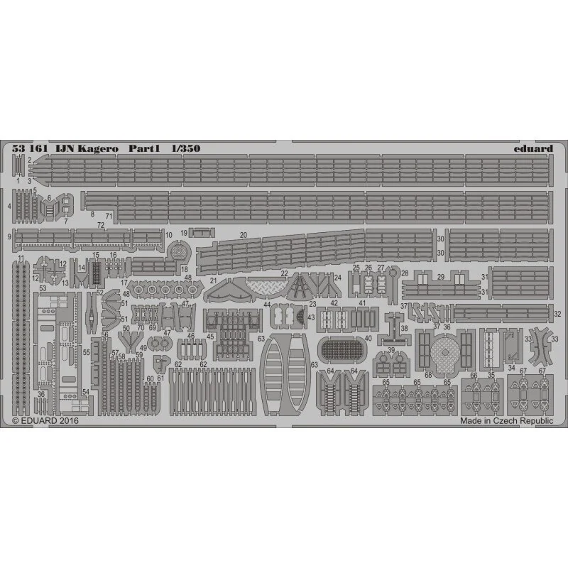 IJN Kagero pt.1 1/350 (designed to be used with Tamiya kits)