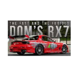 Fast & Furious Diecast Model 1/24 Dom's 1995 Mazda RX-7 
