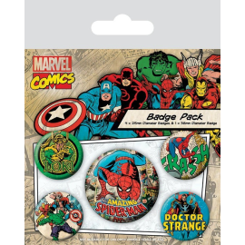 Marvel Comics Pin Badges 5-Pack Spider-Man 
