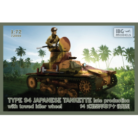 TYPE 94 Japanese Tankette - late production with towed idler wheel - Model kit