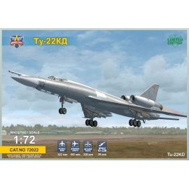 Tupolev Tu-22KD Shilo (Blinder B) medium bomber. Also contains a Kh-22M (AS-4 Kitchen) missile and it's transport carriage Model