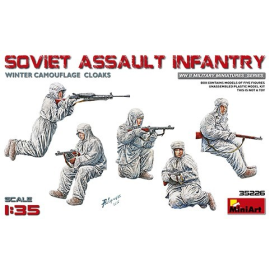 Russian Assault Infantry (Winter Camouflage Cloaks)(WWII) Figure
