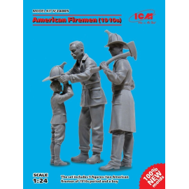American Firemen (1910s) (2 figures) (100% new molds) NEW EXPECTED LATE MAY 2017! NEXT RELEASE!! (designed to be used with ICM k