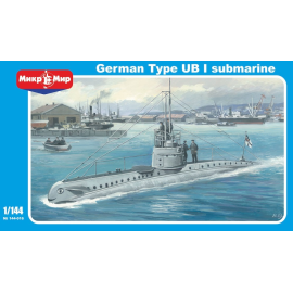 German Type UB 1 Submarine Model kit