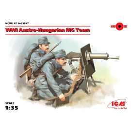 WWI Austro-Hungarian MG Team (2 figures) (100% new molds) The set includes two figures of Austro-Hungarian machine gunners of W