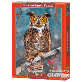Great Horned Owl, puzzle 500 pieces Jigsaw puzzle