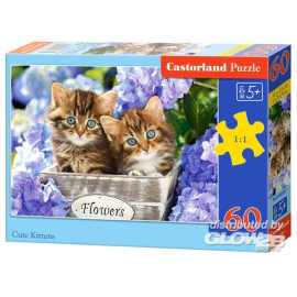 Cute Kittens, puzzle 60 pieces Jigsaw puzzle
