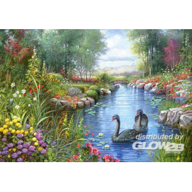 Black Swans, Andres Orpinas, Puzzle 1500 T Jigsaw puzzle