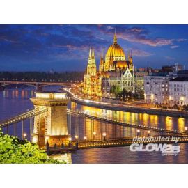 Budapest view at dusk, puzzle 2000 pieces Jigsaw puzzle
