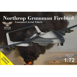 N.G.Firebird UAV concept 4 air-to-ground missiles+ container Model kit