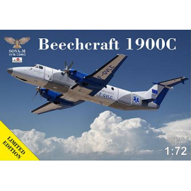Beechcraft 1900C-1 Ambulance F-GVLC includes photo-etched sheet Model kit