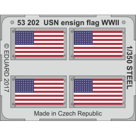USN ensign flag WW2 STEEL 1/350 