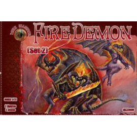 Fire Demon set 2 Figurines for role-playing game