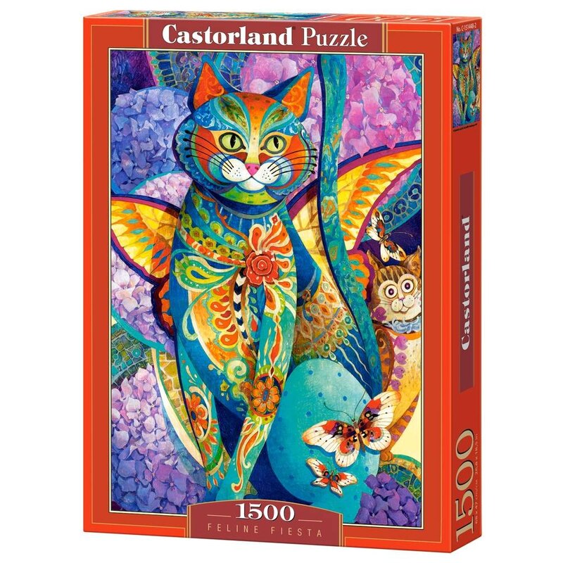 Feline Fiesta, puzzle 1500 pieces Jigsaw puzzle