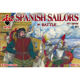 Spanish Sailors in Battle 16-17 century Figure