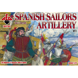 Spanish Sailors Artillery 16-17 century Figure