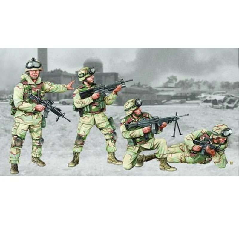 US 101st Airborne Div Crew (4 figures)