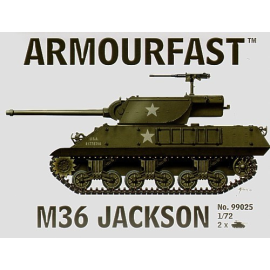 M36 Jackson: the pack includes 2 snap together tank kits Model kit