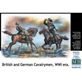 British and German Cavalrymen WWI Era Figure