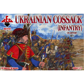 Ukrainian cossack infantry. 16 cent. Set 1 Figure