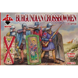 Burgundian crossbowmen. 15 century Figure