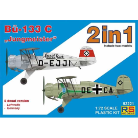 Bucker Bu-133C Jungmeister Luftwaffe and Germany x 5 schemes1. Bü-133C, D-EJJI, Liesel Bach, German and European Aerobatic Champ
