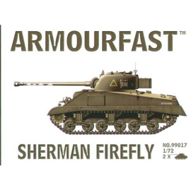Sherman Firefly: Pack includes 2 snap together tank kits Model kit