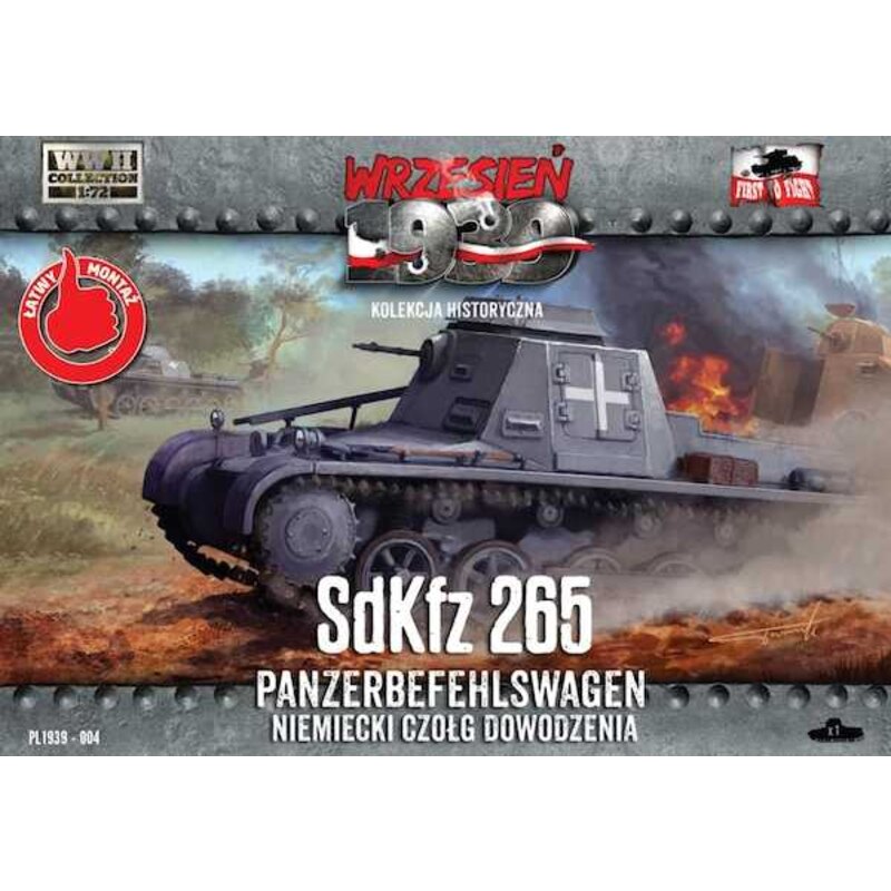 German Sd.Kfz.265 Panzerbefehlswagen German command tank Model kit