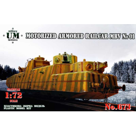 MBV 01 motorized armored railcarLength model, mm: 266The set includes:150 plastic partsphotoetchedscheme for paintingdetailed in