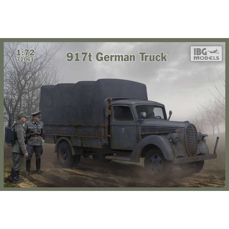 917t German Truck Model kit