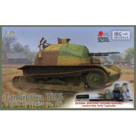TKS Polish Tankette with machine gun (includes quick build tracks and Hataka paint set)(for July release) - Model kit