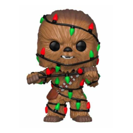 Star Wars POP! Vinyl Bobble-Head Holiday Chewbacca with Lights 9 cm Pop figures