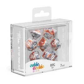 Oakie Doakie Dice RPG Set Gemidice - Silver-Rust (7) 