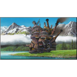 Howl's Moving Castle Wooden Wall Art Movie Poster 