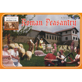 Roman Farmers 60 figures in 14 poses + 2 ox + 3 donkey 