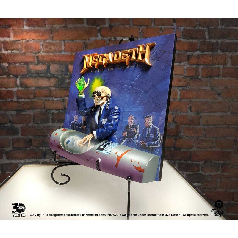 KB3DVMDRUST100 Megadeth statuette 3D Vinyl Rust In Peace 30 cm