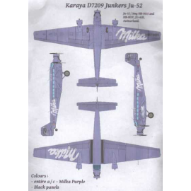 Decals Junkers Ju-52/3mg JU-Air Milka 