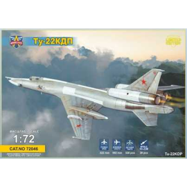 Tupolev Tu-22KDP Anti-radar missile carrier (&#8203 - with Kh-22 missile &#8203 - and missile trolley) Model kit