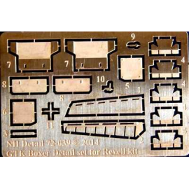 GTK Boxer (GTFZ A1) Detail Set (designed to be used with Revell RV3198 kits) 