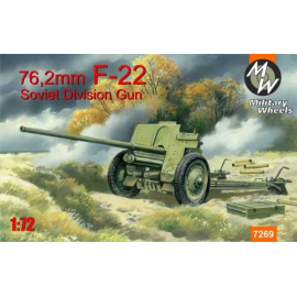 Soviet 76,2mm F-22 Division field gun Model kit