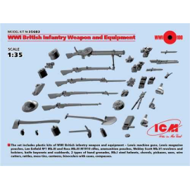 WWI British Infantry Weapons and Equipment Figure