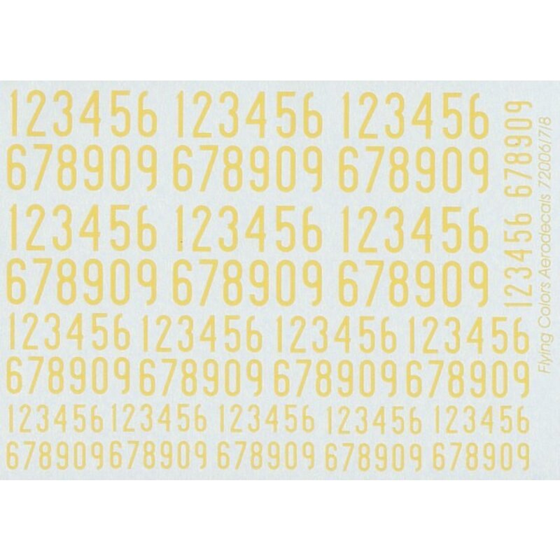 1936-62 Swedish Narrow Numerals/ Yellow