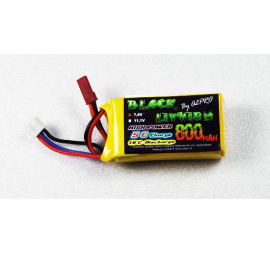 LiPo Battery Black Lithium 800mAh 15C 2S Beak 