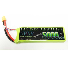 Battery LiPo Black Lithium 5000mAh 45C 2S 